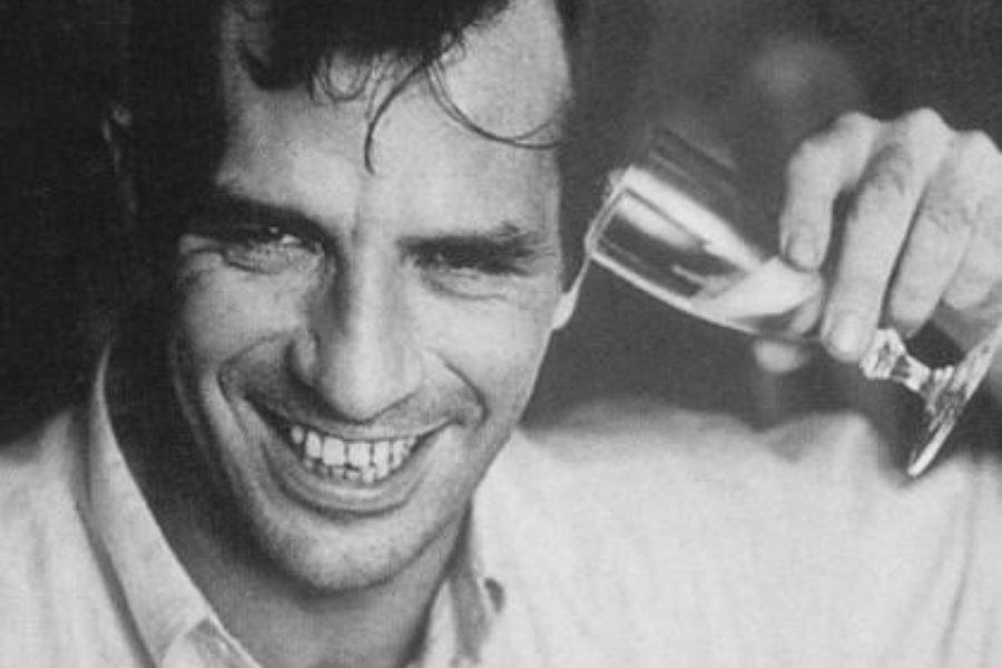 Portrait of Jack Kerouac with a glass